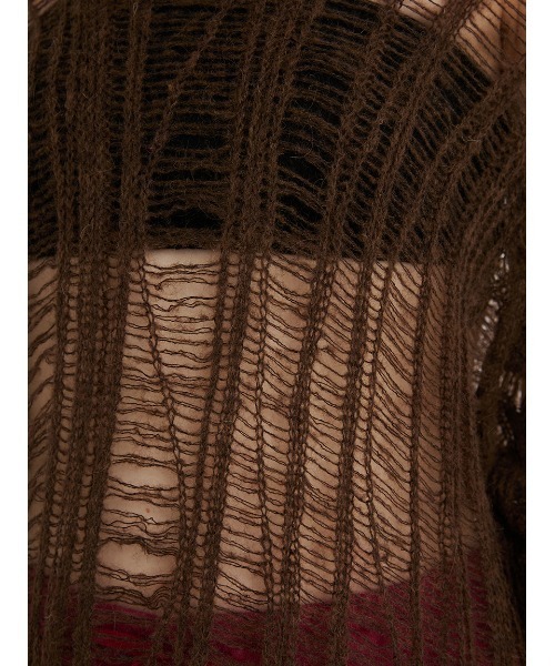 SORIN（ソリン　）の「Broken Mohair Knit/ブロークンモヘアニット（ニット/セーター・レディース・ブラック/グレー/ブラウン・38）」の22枚目の写真