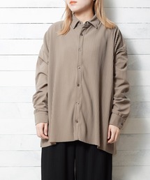 Bling Leads | 【RES】【Bling leads】オーバーサイズ　プリーツシャツ(シャツ/ブラウス)