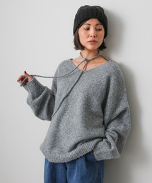 2way チョーカーニット
