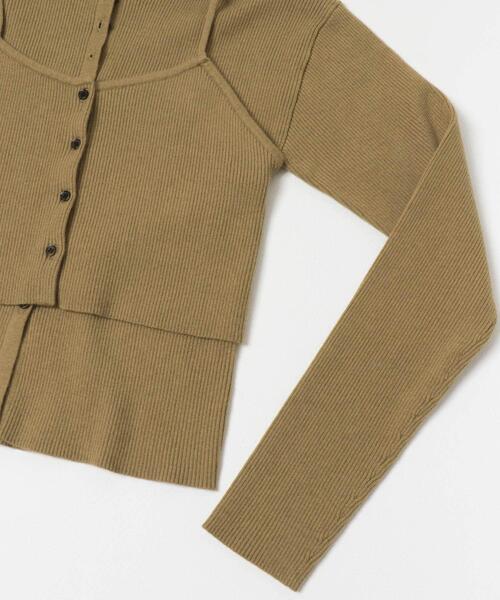 KBF（ケイビーエフ）の「ビスチェSETニット（ニット/セーター・レディース・チャコールグレー/ダークブラウン/ベージュ系その他・ONE）」の20枚目の写真