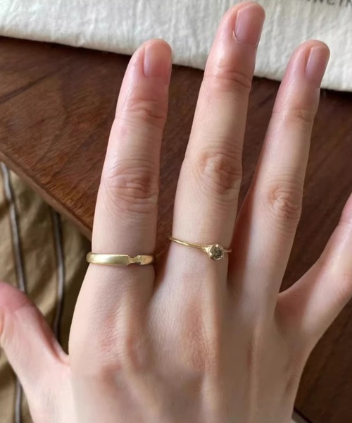 Miniministore(ミニミニストア)の「リング指輪セット レディース 2点セット(リング・レディース・ゴールド・FREE)」の3枚目の写真