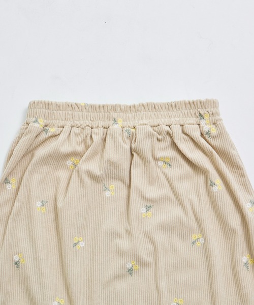 pairmanon(ペアマノン)の「【リンクコーデ】【ママサイズ】フラワー刺繍 コーデュロイ ナロースカート(スカート・レディース・ベージュ/ブラック/イエロー系その他・FREE)」の18枚目の写真