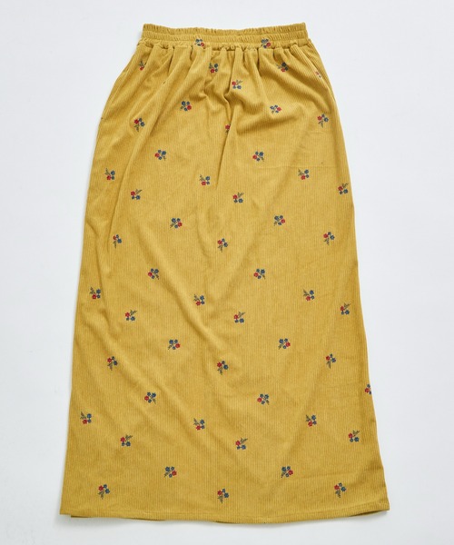 pairmanon(ペアマノン)の「【リンクコーデ】【ママサイズ】フラワー刺繍 コーデュロイ ナロースカート(スカート・レディース・ベージュ/ブラック/イエロー系その他・FREE)」の21枚目の写真