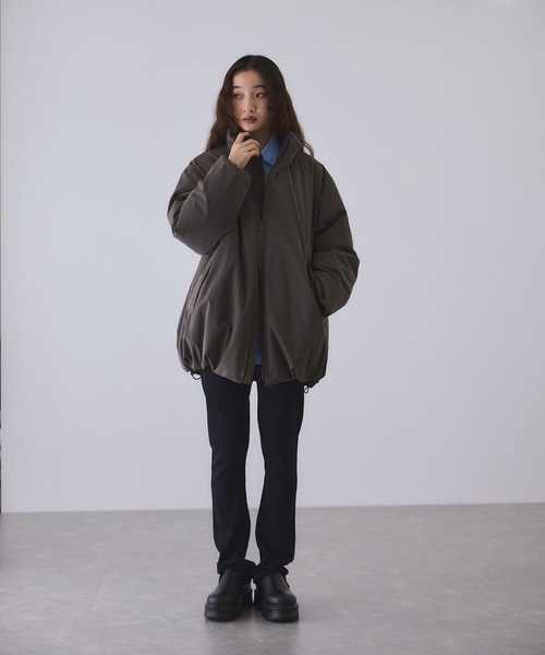 サステナブル】ウールMIXミドルダウン/撥水（ダウンジャケット/コート