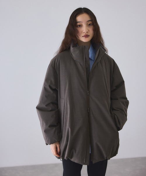 サステナブル】ウールMIXミドルダウン/撥水（ダウンジャケット/コート