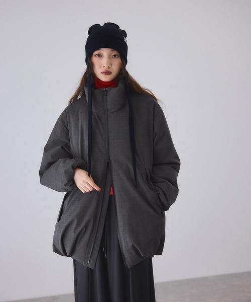 セール】【サステナブル】ウールMIXミドルダウン/撥水（ダウン