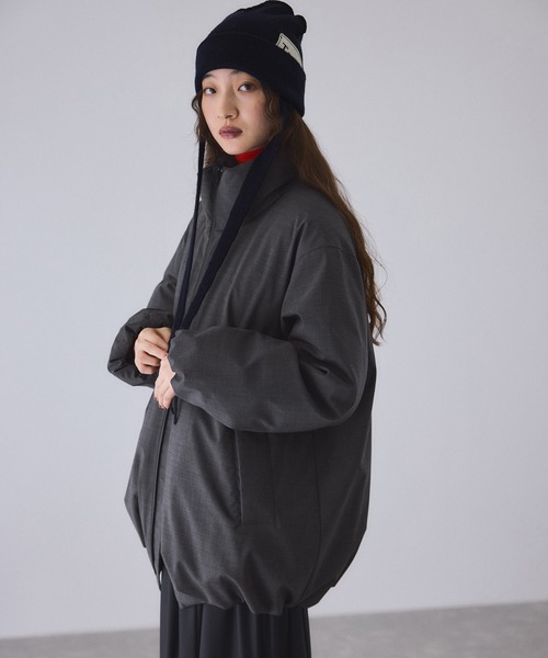 セール】【サステナブル】ウールMIXミドルダウン/撥水（ダウン