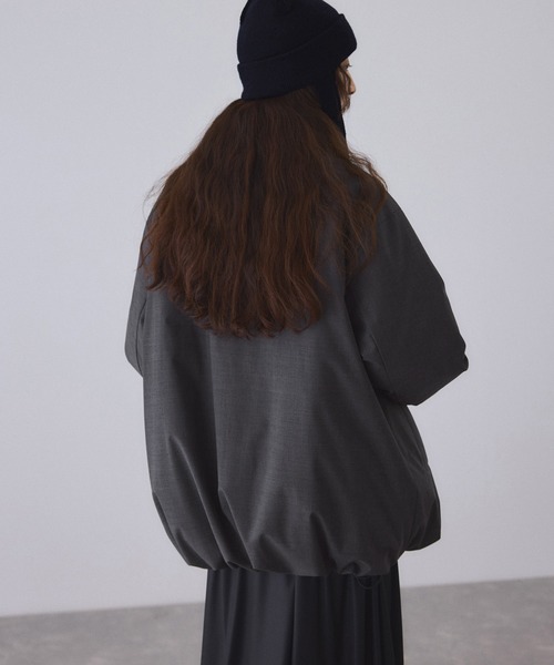 セール】【サステナブル】ウールMIXミドルダウン/撥水（ダウン