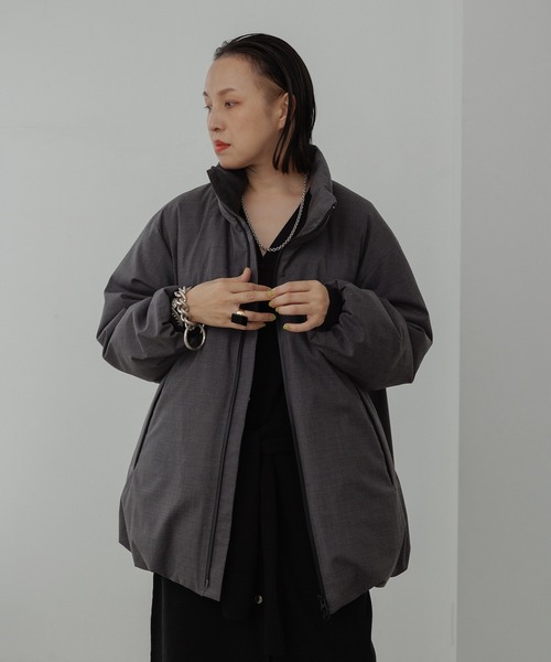 サステナブル】ウールMIXミドルダウン/撥水（ダウンジャケット/コート