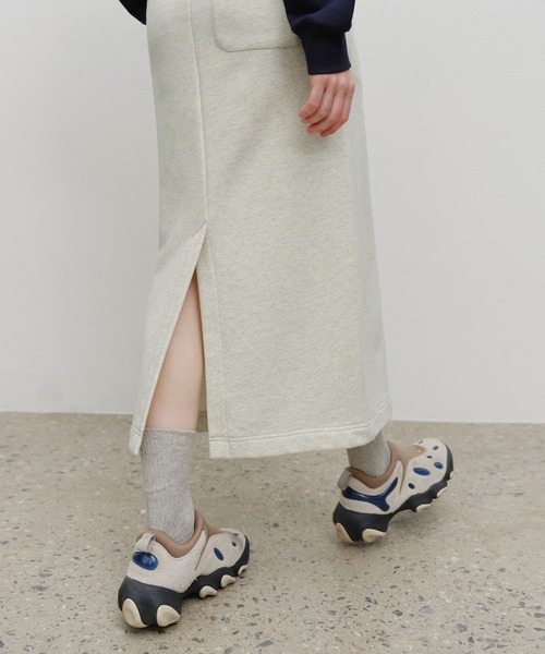 W EMBROIDERY CLASSIC LOGO SWEAT SKIRT（スカート）｜MARITHE +