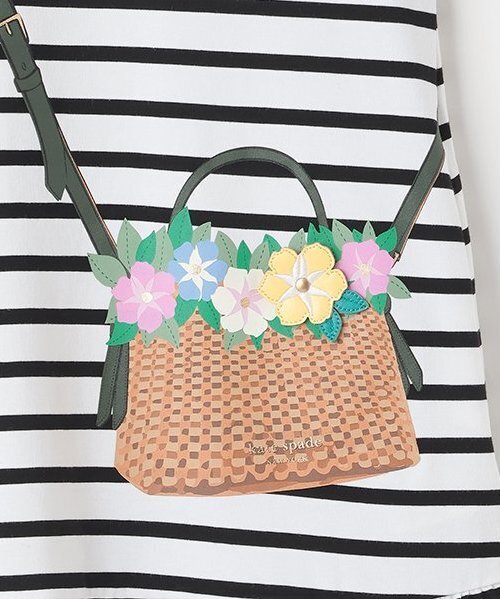 kate spade new york kids（ケイトスペードニューヨーク）の「【人気商品再入荷】【直営店で取り扱い無し】トロンプルイユフローラルクロスボディワンピース（ワンピース・キッズ・ピンク/ブラック・110cm/120cm/90cm/100cm/130cm）」の8枚目の写真