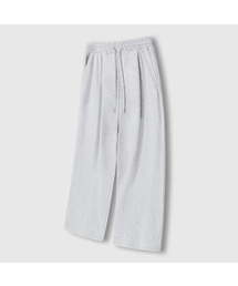 LEMAIN SECOND（リメインセカンド）の「ONE-TUCK WIDE SWEAT PANTS [WHITE MELANGE] - NON FLEECE ver（スウェットパンツ）」