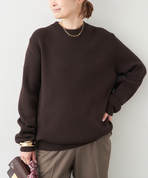 GOLDEN GOOSE REGULAR CREW NECK LOGO（ニット/セーター）｜GOLDEN