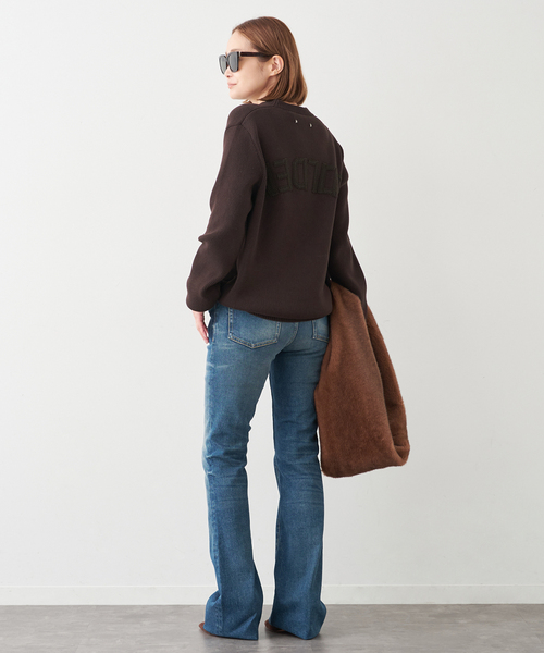 GOLDEN GOOSE(ゴールデングース)の「*GOLDEN GOOSE REGULAR CREW NECK LOGO(ニット/セーター・レディース・アイボリー/ブラウン・FREE)」の15枚目の写真