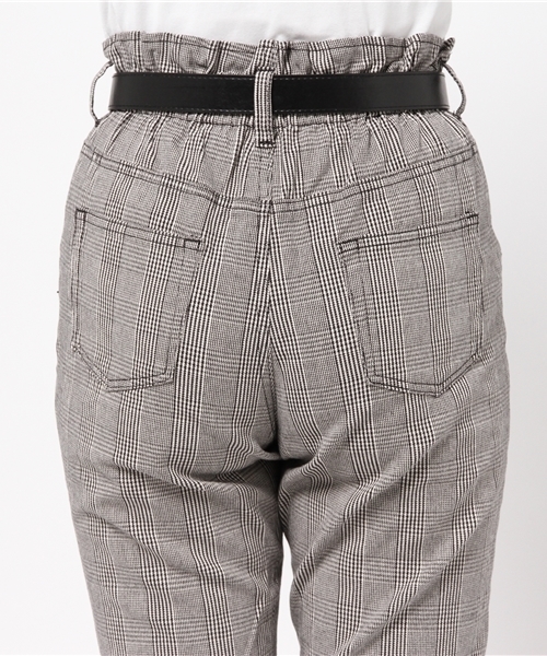 one after another NICE CLAUP（ワンアフターアナザーナイスクラップ）の「【ナイスクラップ】ハイウェストテーパードパンツ（その他パンツ・レディース・その他1/ブラウン/インディゴブルー・FREE）」の8枚目の写真