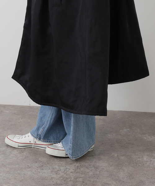 ANNA SUI NYC（アナ スイ エヌ ワイ シー）の「≪ WEB限定 / 追加 ≫ANNA SUI NYC / アナスイエヌワイシー ロングMA-1コート（MA-1・レディース・ブラック/カーキ・FREE）」の9枚目の写真