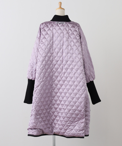 ANNA SUI NYC（アナ スイ エヌ ワイ シー）の「≪ WEB限定 / 追加 ≫ANNA SUI NYC / アナスイエヌワイシー ロングMA-1コート（MA-1・レディース・ブラック/カーキ・FREE）」の13枚目の写真