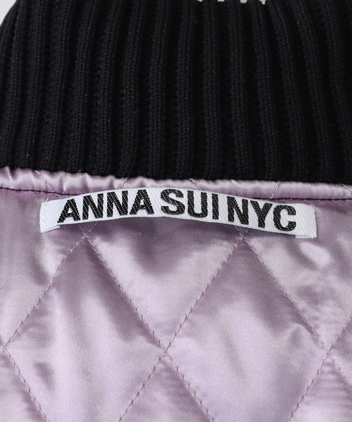 ANNA SUI NYC（アナ スイ エヌ ワイ シー）の「≪ WEB限定 / 追加 ≫ANNA SUI NYC / アナスイエヌワイシー ロングMA-1コート（MA-1・レディース・ブラック/カーキ・FREE）」の15枚目の写真