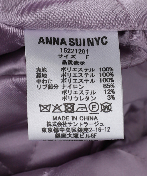 ANNA SUI NYC（アナ スイ エヌ ワイ シー）の「≪ WEB限定 / 追加 ≫ANNA SUI NYC / アナスイエヌワイシー ロングMA-1コート（MA-1・レディース・ブラック/カーキ・FREE）」の17枚目の写真