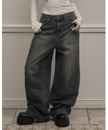 KHAKIPOINT（カーキポイント）の「Vintage Washing Denim（デニムパンツ）」