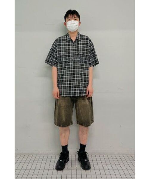 Millo Archive（ミロ アーカイブ）の「デニムバミューダパンツ[ウォッシュブラウン]（その他パンツ・メンズ・その他・SMALL/MEDIUM/LARGE/X-LARGE）」の9枚目の写真