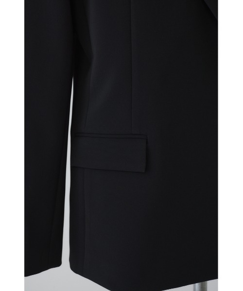 RIM.ARK(リムアーク)の「Double cloth wrapped JK ダブルクロスラップドジャケット(テーラードジャケット・レディース・ネイビー/ブラック・36/38)」の5枚目の写真