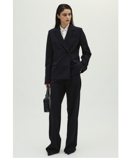 RIM.ARK(リムアーク)の「Double cloth wrapped JK ダブルクロスラップドジャケット(テーラードジャケット・レディース・ネイビー/ブラック・36/38)」の16枚目の写真