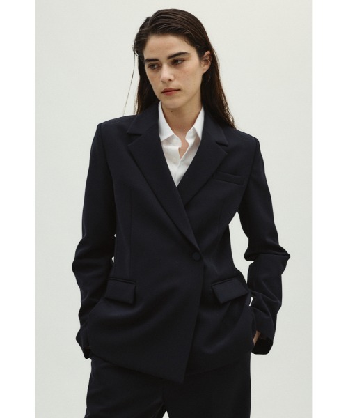 RIM.ARK(リムアーク)の「Double cloth wrapped JK ダブルクロスラップドジャケット(テーラードジャケット・レディース・ネイビー/ブラック・36/38)」の22枚目の写真