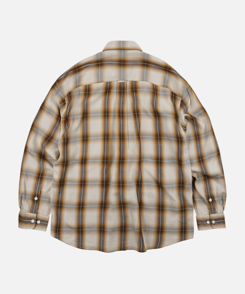 FRIZMWORKS(フリズムワークス)の「LYOCELL CHECK RELAXED SHIRT _ BEIGE(シャツ/ブラウス・メンズ・その他・SMALL/MEDIUM/LARGE/X-LARGE)」の3枚目の写真