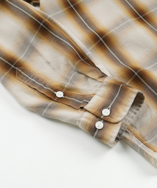 FRIZMWORKS(フリズムワークス)の「LYOCELL CHECK RELAXED SHIRT _ BEIGE(シャツ/ブラウス・メンズ・その他・SMALL/MEDIUM/LARGE/X-LARGE)」の6枚目の写真