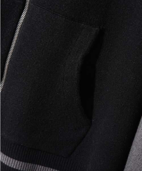 DIMITRI BLACK（ディミトリブラック）の「VLAD TYPE-A ラグランアートワークニットフードジップアップ_ブラック（ニット/セーター・レディース・その他・MEDIUM/LARGE/X-LARGE）」の9枚目の写真