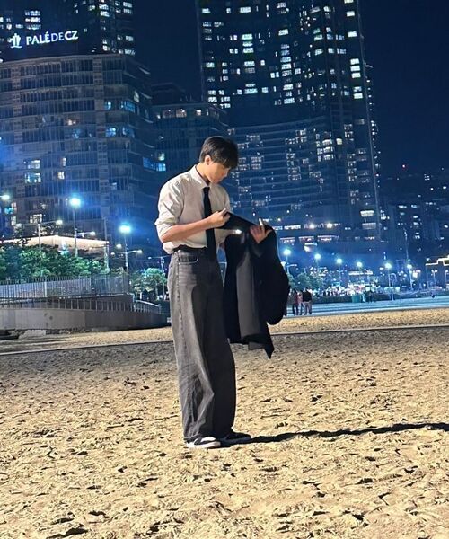 MUSINSA STANDARD（ムシンサスタンダード）の「デイリーバルマカンコート[ブラック]（チェスターコート・メンズ・その他・MEDIUM/LARGE/X-LARGE/XX-LARGE）」の14枚目の写真
