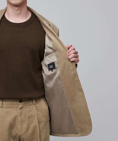 MUSINSA STANDARD（ムシンサスタンダード）の「特大コーデュロイブレザー[ベージュ]（テーラードジャケット・メンズ・その他・MEDIUM/LARGE/X-LARGE/XX-LARGE）」の12枚目の写真