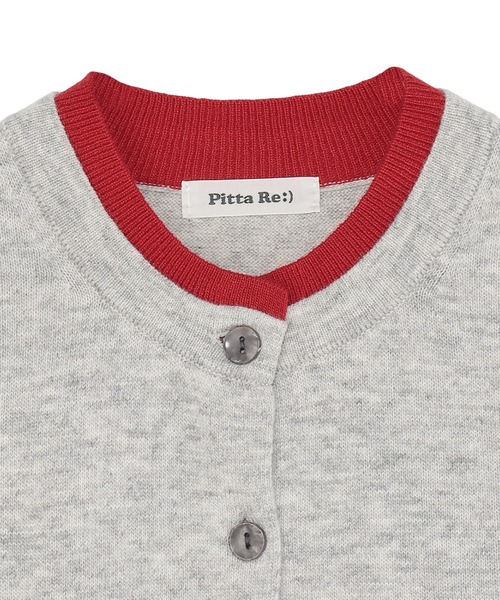 TOKYO SHIRTS（トウキョウシャツ）の「【Pitta Re:)】 ニット レイヤード風 クルーネック カーディガン（カーディガン/ボレロ・レディース・ブラック/グレー・M/L）」の14枚目の写真