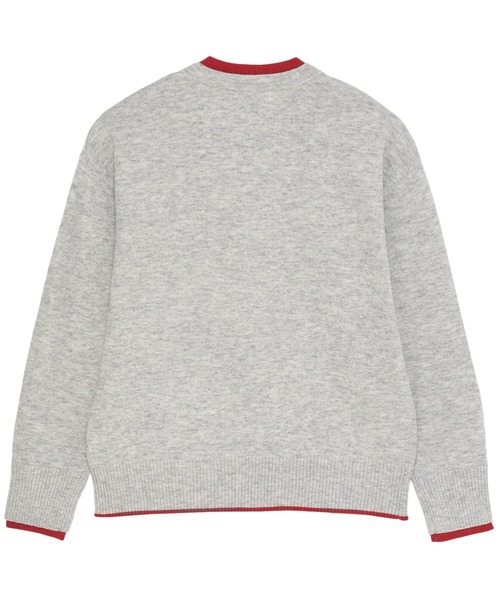 TOKYO SHIRTS（トウキョウシャツ）の「【Pitta Re:)】 ニット レイヤード風 クルーネック カーディガン（カーディガン/ボレロ・レディース・ブラック/グレー・M/L）」の13枚目の写真