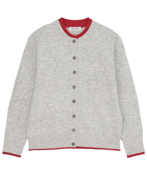 TOKYO SHIRTS（トウキョウシャツ）の「【Pitta Re:)】 ニット レイヤード風 クルーネック カーディガン（カーディガン/ボレロ・レディース・ブラック/グレー・M/L）」の12枚目の写真