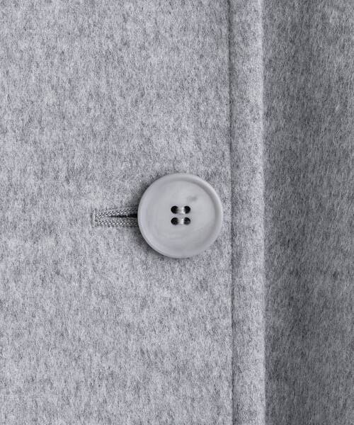 INDIVI（インディヴィ）の「【軽やか／ゆったり】ウール混ショートトレンチコート（トレンチコート・レディース・ライトグレー系8/ブラック・05/13/15 /36/38/40）」の11枚目の写真