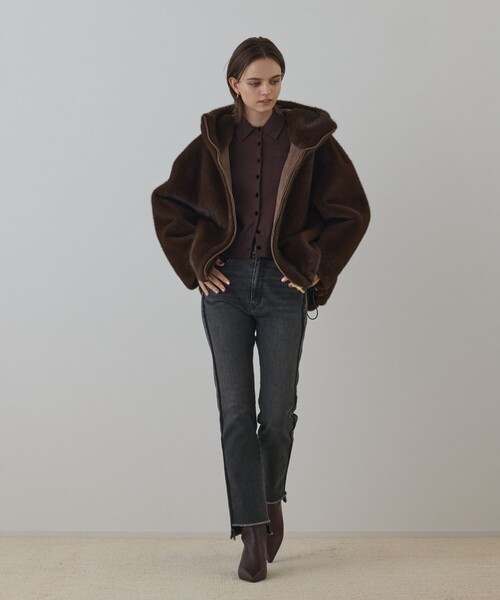 Diagram（ダイアグラム）の「Diagram ムートンFOXジャケット（ムートン