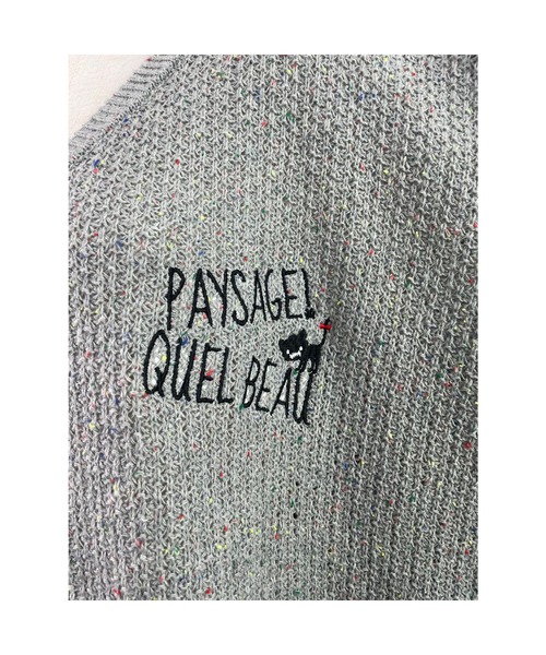 Rydia（リディア）の「カラーネップドルマンニットプル（ニット/セーター・レディース・スミクロ/ベージュ/ネイビー・M）」の15枚目の写真