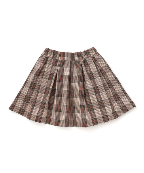 Noeil aime BeBe（ノイユエイムベベ）の「タータンチェックインナーパンツ付きスカート（スカート・キッズ・ブラウン系その他・120cm/110cm/130cm/100cm）」の9枚目の写真