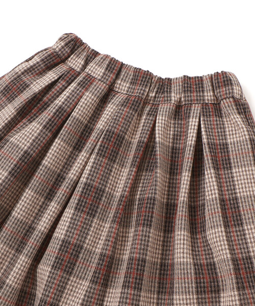 Noeil aime BeBe（ノイユエイムベベ）の「タータンチェックインナーパンツ付きスカート（スカート・キッズ・ブラウン系その他・120cm/110cm/130cm/100cm）」の10枚目の写真