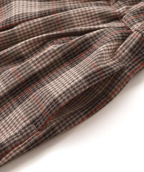 Noeil aime BeBe（ノイユエイムベベ）の「タータンチェックインナーパンツ付きスカート（スカート・キッズ・ブラウン系その他・120cm/110cm/130cm/100cm）」の11枚目の写真