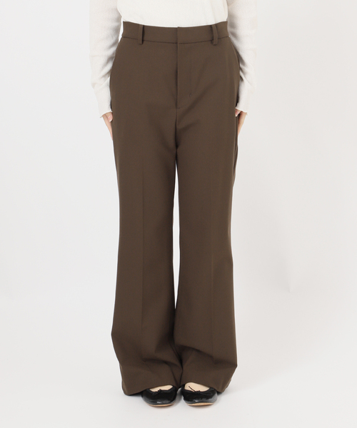 ≪追加≫裏起毛フレアパンツ 3（スラックス）｜FRAMeWORK（フレーム