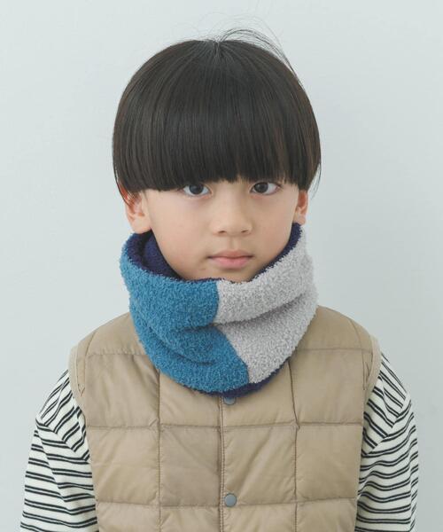 URBAN RESEARCH DOORS(アーバンリサーチドアーズ)の「マシュマロリバージブルスヌード(KIDS)(その他・キッズ・ネイビー/ピンク・ONE)」の2枚目の写真