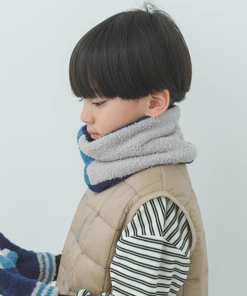 URBAN RESEARCH DOORS(アーバンリサーチドアーズ)の「マシュマロリバージブルスヌード(KIDS)(その他・キッズ・ネイビー/ピンク・ONE)」の13枚目の写真