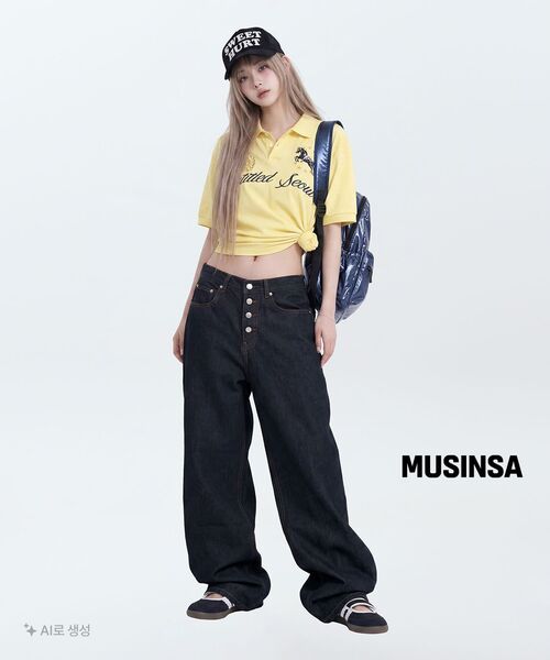 KICHUL(キチョル)の「Midnight Raw Wide Denim Pants (Indigo)(デニムパンツ・メンズ・その他・SMALL/MEDIUM/LARGE)」の7枚目の写真