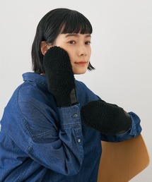 collex | 【福田手袋】【タッチパネル対応】ボアミトングローブ(手袋)