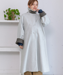 POU DOU DOU | ダブルボタンハイネックコート(その他アウター)