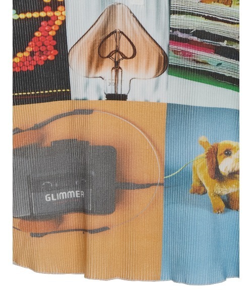 EMOTIONAL COLLAGE RIB TOP（Tシャツ/カットソー）｜Ameri（アメリ）の