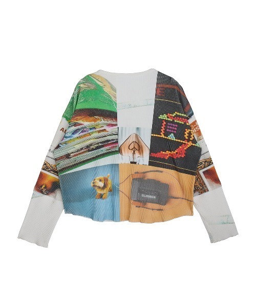 EMOTIONAL COLLAGE RIB TOP（Tシャツ/カットソー）｜Ameri（アメリ）の